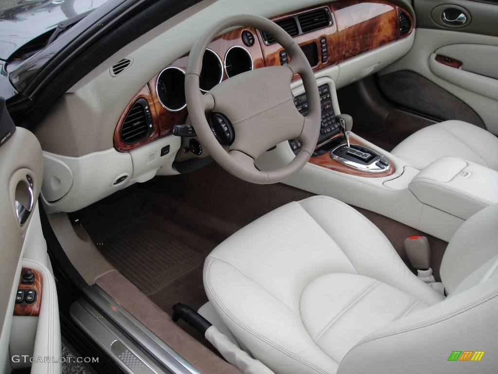 Ivory Interior 2006 Jaguar XK XK8 Convertible Photo #21964437
