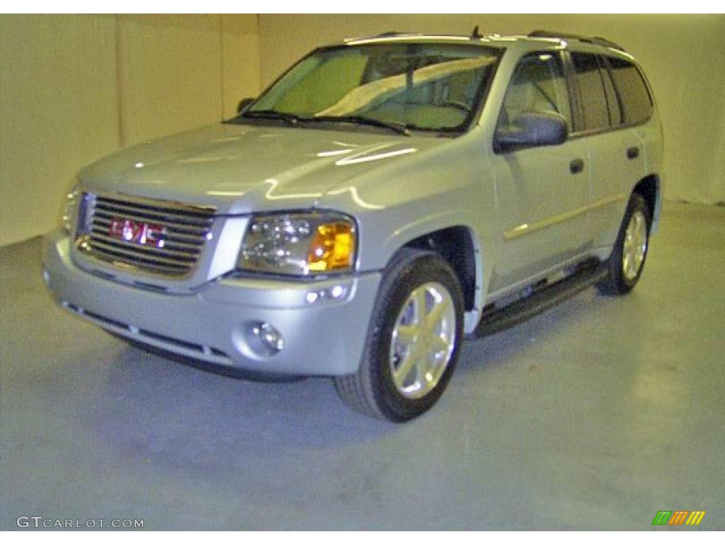 2007 Envoy SLT - Liquid Silver Metallic / Light Gray photo #1