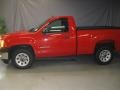 2008 Fire Red GMC Sierra 1500 Regular Cab  photo #2