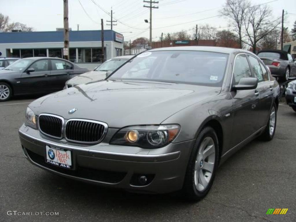 2006 7 Series 750i Sedan - Sterling Grey Metallic / Black/Cream Beige photo #4