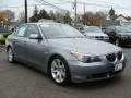 2007 Silver Grey Metallic BMW 5 Series 550i Sedan  photo #2