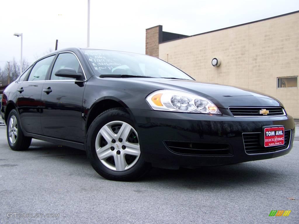 2008 Impala LS - Black / Ebony Black photo #1