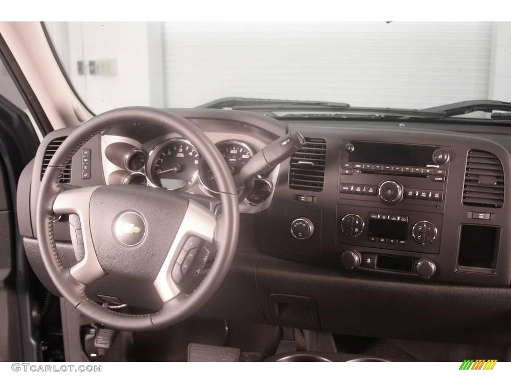 2009 Silverado 1500 LT Extended Cab 4x4 - Blue Granite Metallic / Ebony photo #6