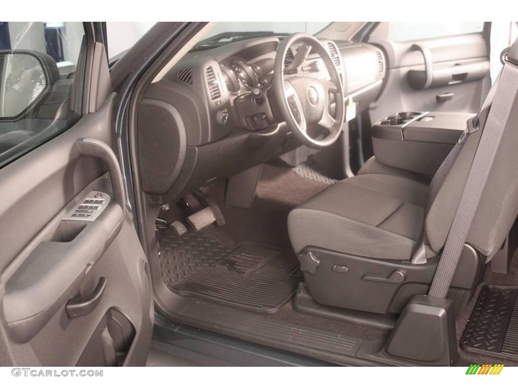 2009 Silverado 1500 LT Extended Cab 4x4 - Blue Granite Metallic / Ebony photo #7