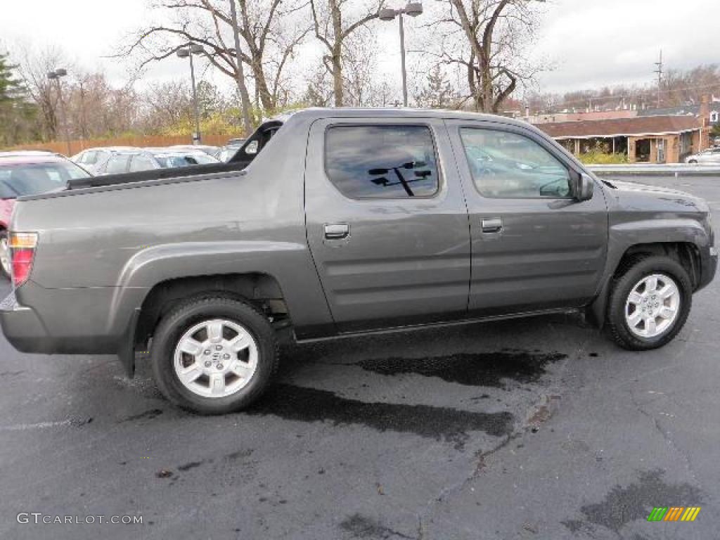 2007 Ridgeline RTS - Nimbus Grey Metallic / Gray photo #7