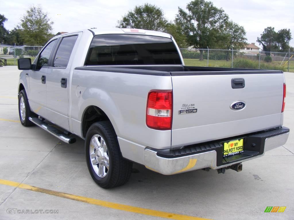 2006 F150 XLT SuperCrew - Silver Metallic / Medium/Dark Flint photo #5