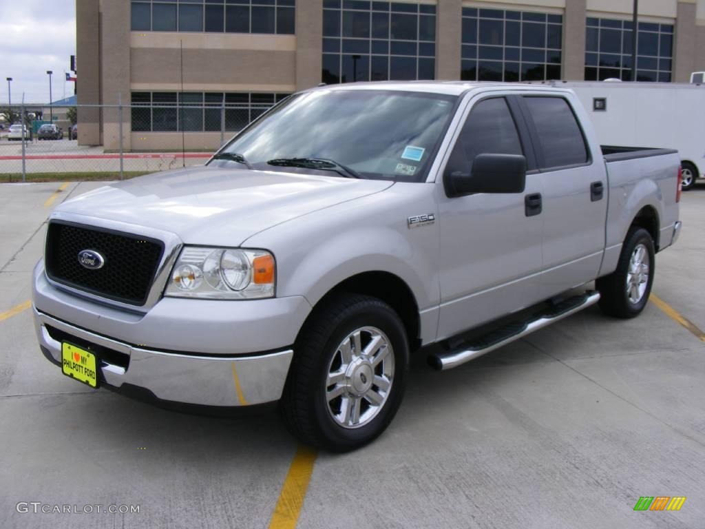 2006 F150 XLT SuperCrew - Silver Metallic / Medium/Dark Flint photo #7