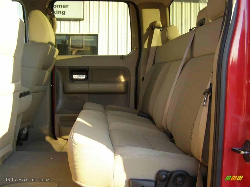 2006 F150 XLT SuperCrew - Bright Red / Tan photo #10