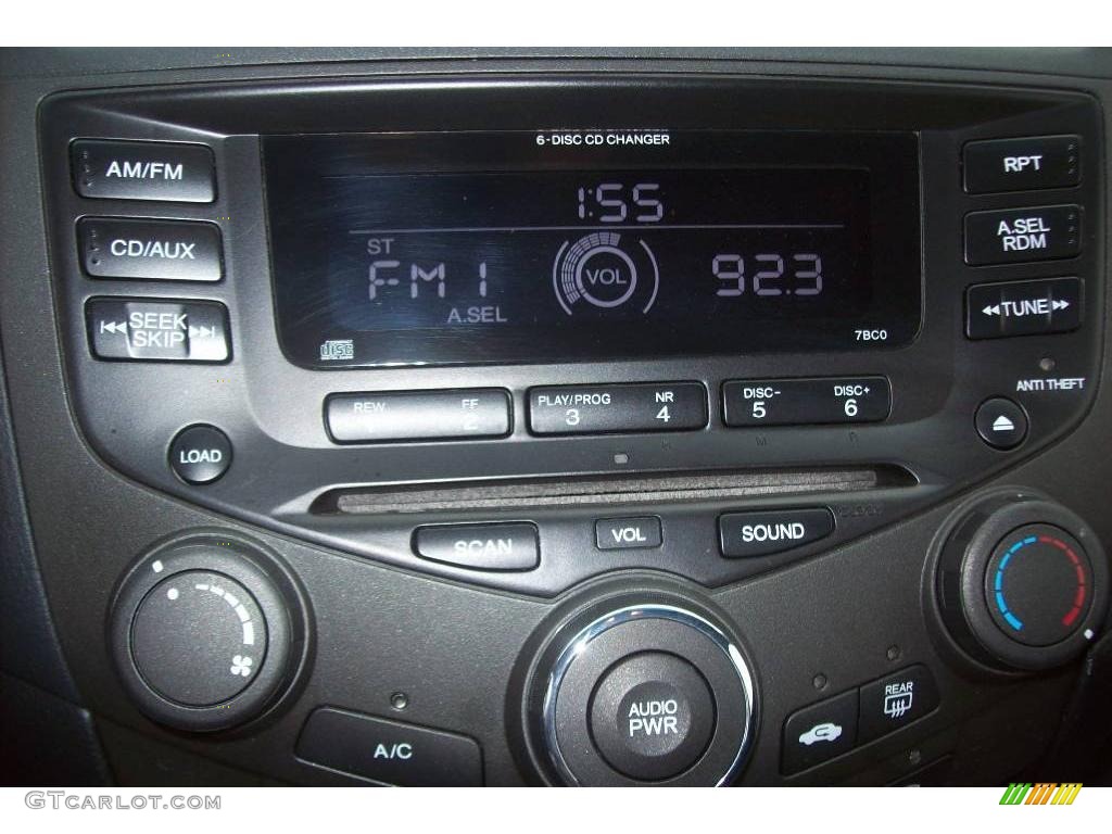 2003 Accord EX Sedan - Satin Silver Metallic / Black photo #17