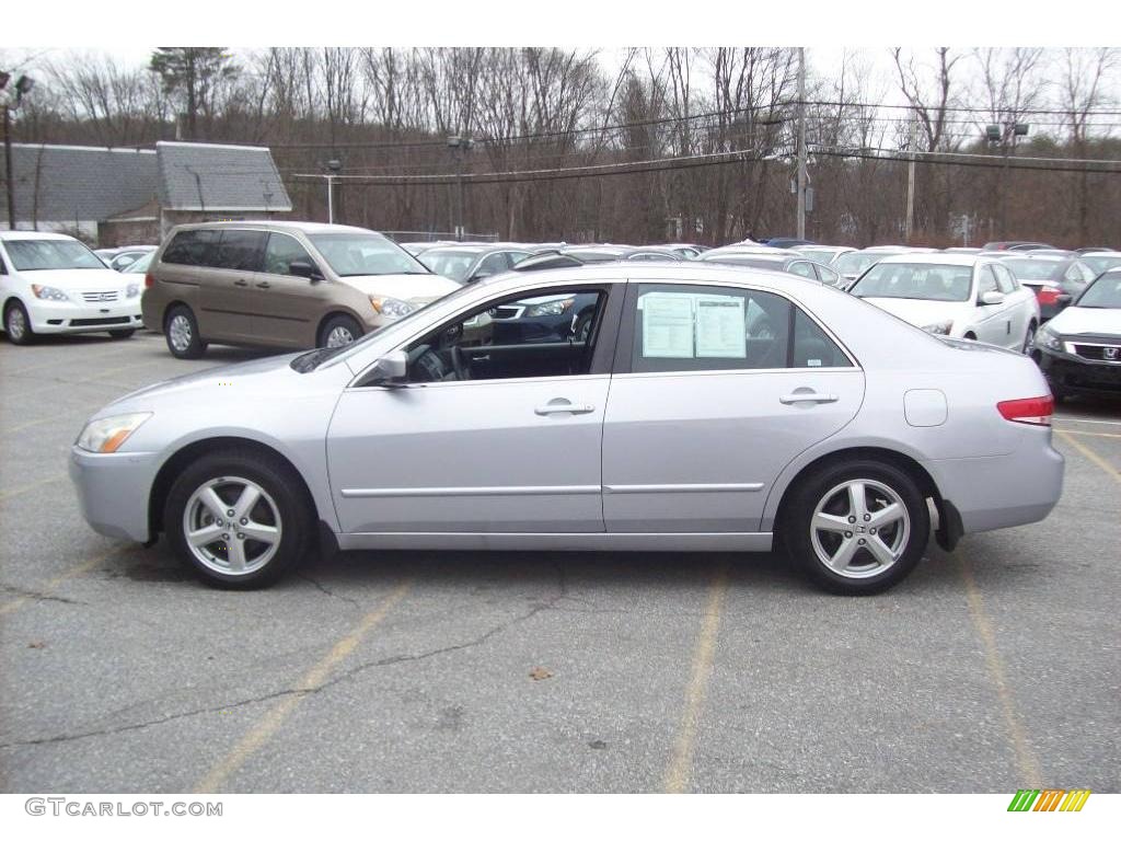 2003 Accord EX Sedan - Satin Silver Metallic / Black photo #19