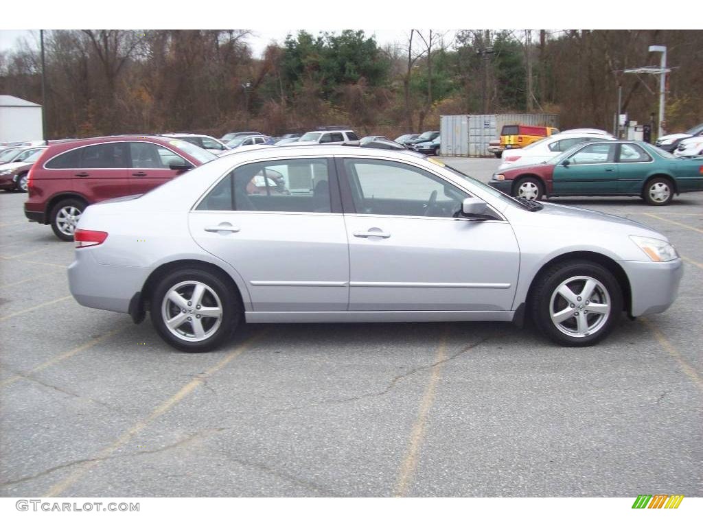 2003 Accord EX Sedan - Satin Silver Metallic / Black photo #20