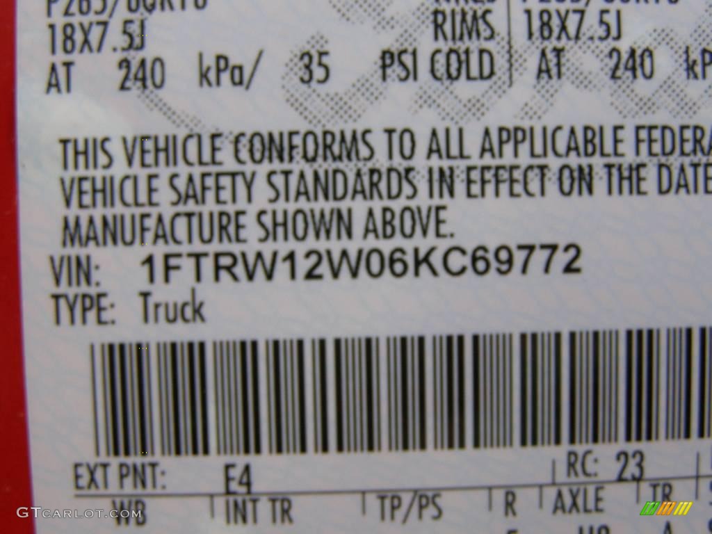 2006 F150 XLT SuperCrew - Bright Red / Tan photo #13