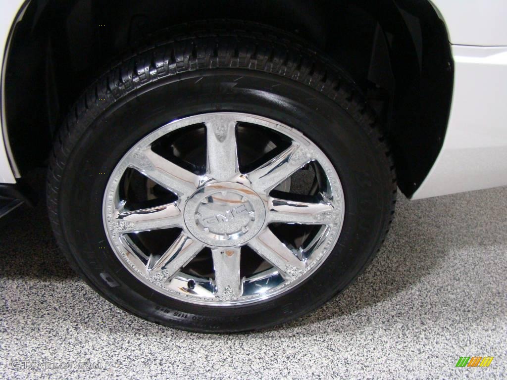 2009 Yukon Denali AWD - Summit White / Cocoa/Light Cashmere photo #6