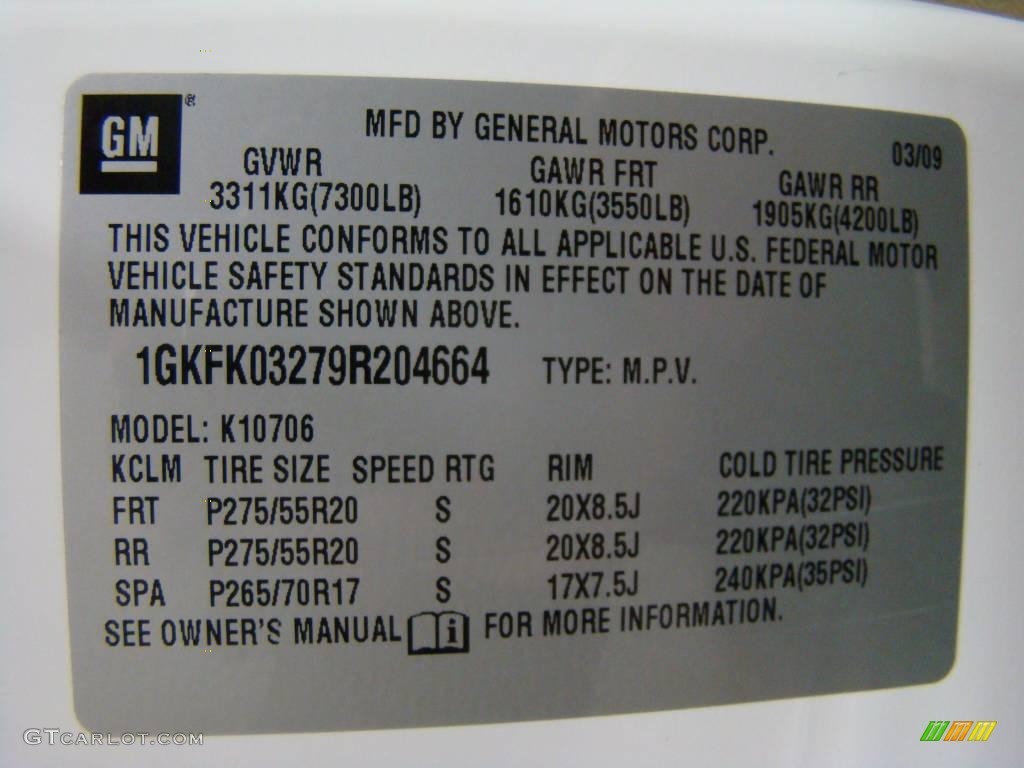 2009 Yukon Denali AWD - Summit White / Cocoa/Light Cashmere photo #16