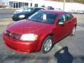 2010 Inferno Red Crystal Pearl Dodge Avenger SXT  photo #2