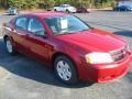 2010 Inferno Red Crystal Pearl Dodge Avenger SXT  photo #3