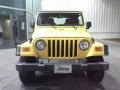 2004 Solar Yellow Jeep Wrangler X 4x4  photo #2