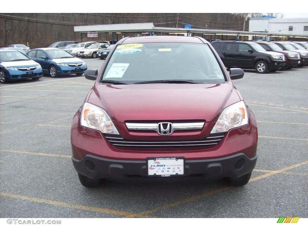 2007 CR-V EX 4WD - Tango Red Pearl / Gray photo #3