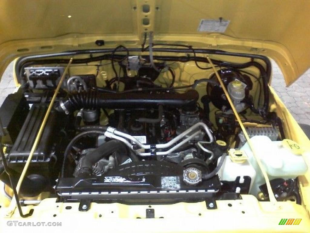 2004 Wrangler X 4x4 - Solar Yellow / Dark Slate Gray photo #19