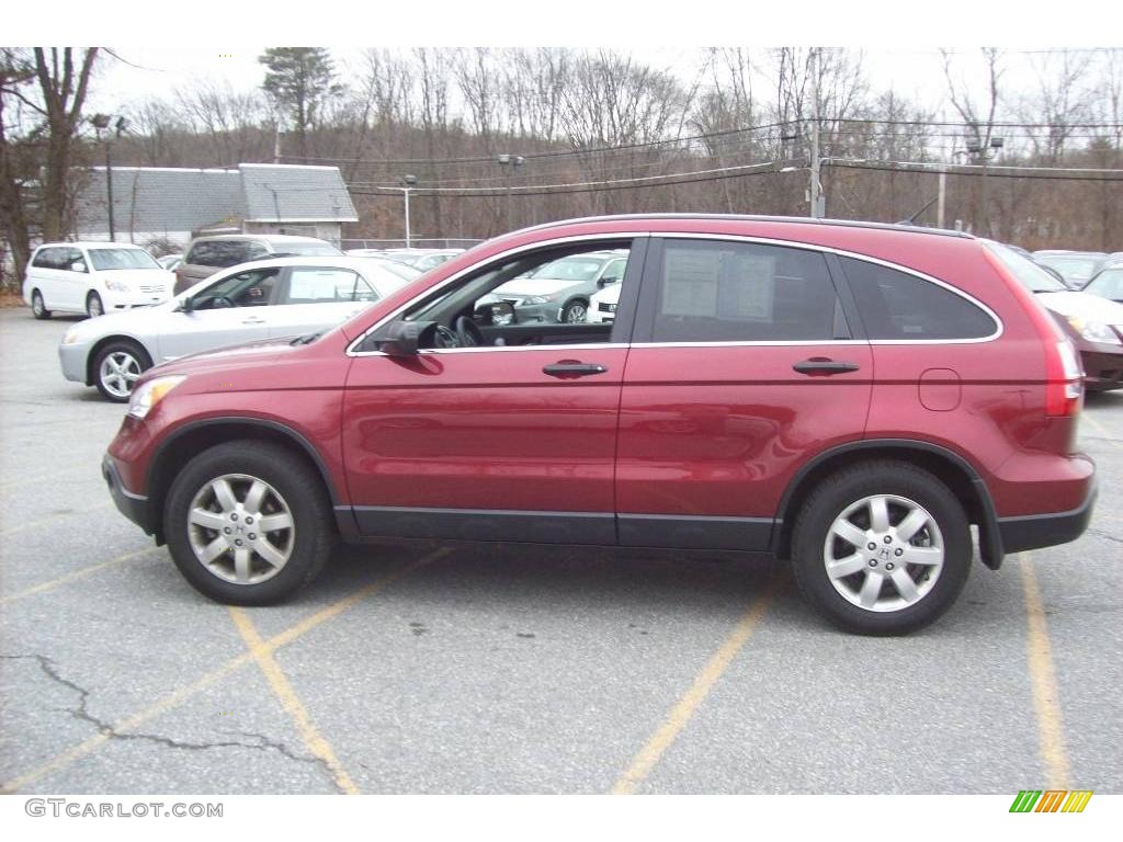 2007 CR-V EX 4WD - Tango Red Pearl / Gray photo #19