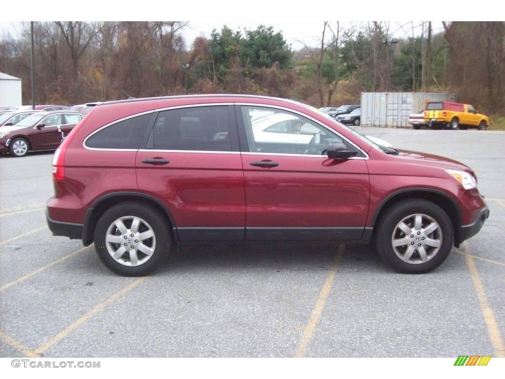 2007 CR-V EX 4WD - Tango Red Pearl / Gray photo #20
