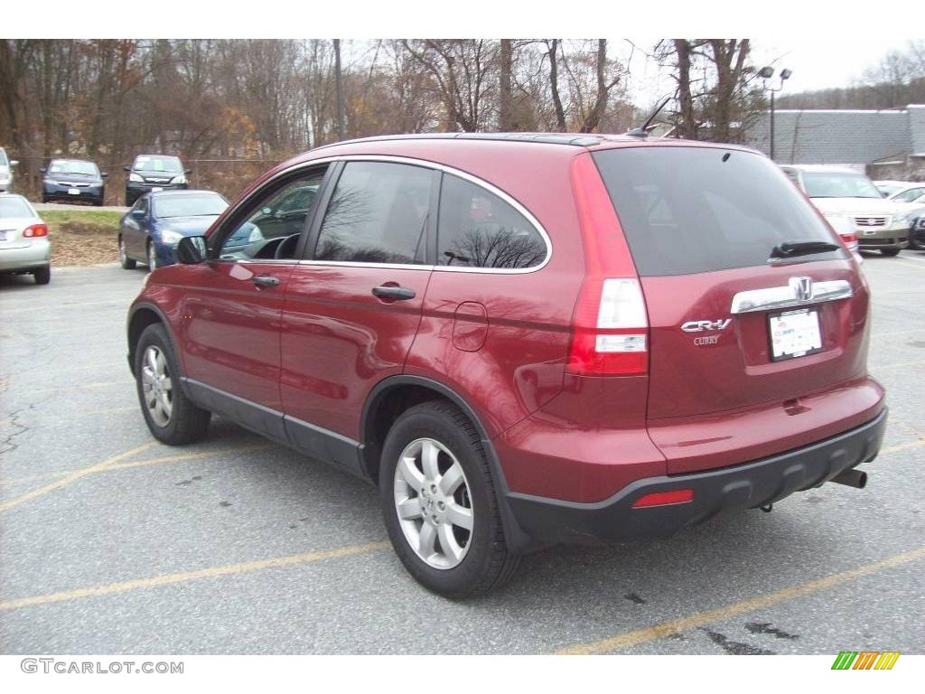 2007 CR-V EX 4WD - Tango Red Pearl / Gray photo #22