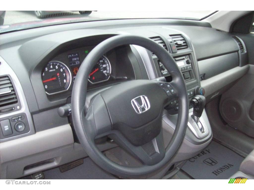 2007 CR-V LX 4WD - Glacier Blue Metallic / Gray photo #5