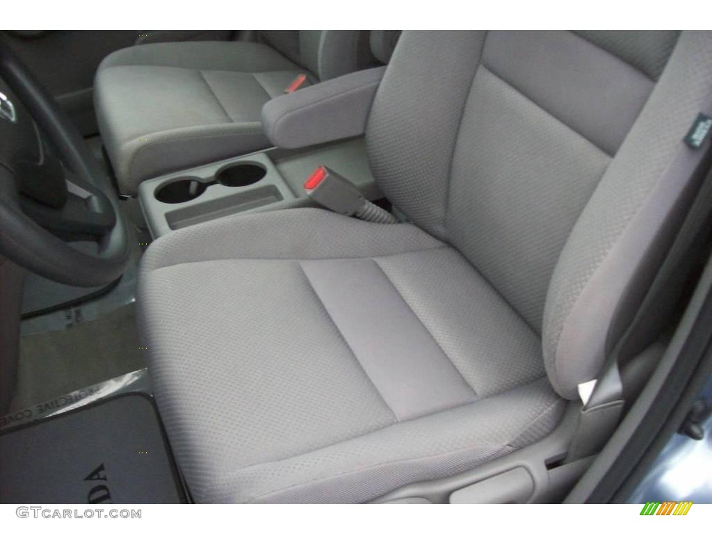2007 CR-V LX 4WD - Glacier Blue Metallic / Gray photo #6