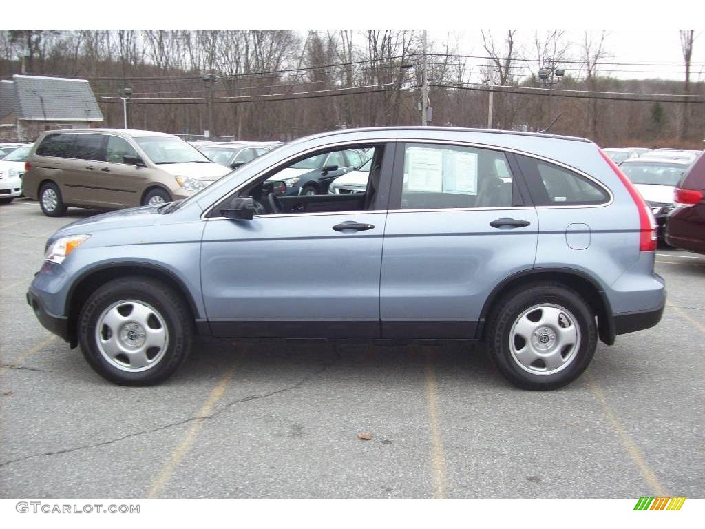2007 CR-V LX 4WD - Glacier Blue Metallic / Gray photo #19