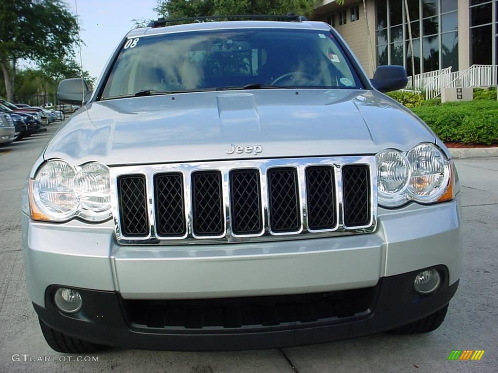 2008 Grand Cherokee Laredo - Bright Silver Metallic / Dark Slate Gray photo #9