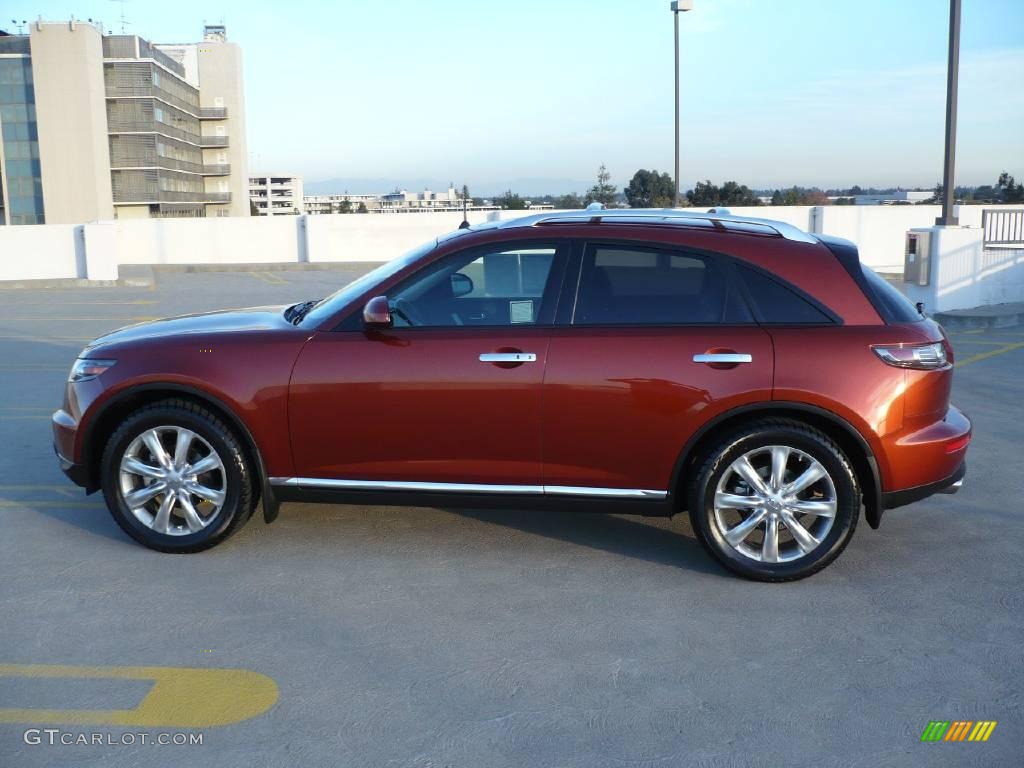 2008 FX 35 AWD - Autumn Copper Metallic / Graphite photo #7