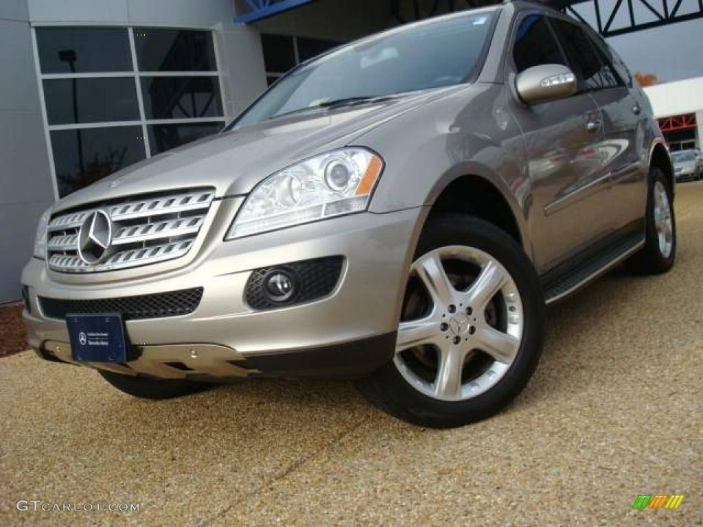 2007 ML 350 4Matic - Pewter Metallic / Black photo #1