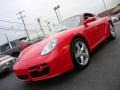 2007 Guards Red Porsche Cayman   photo #2