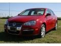 2010 Salsa Red Volkswagen Jetta SE Sedan  photo #1