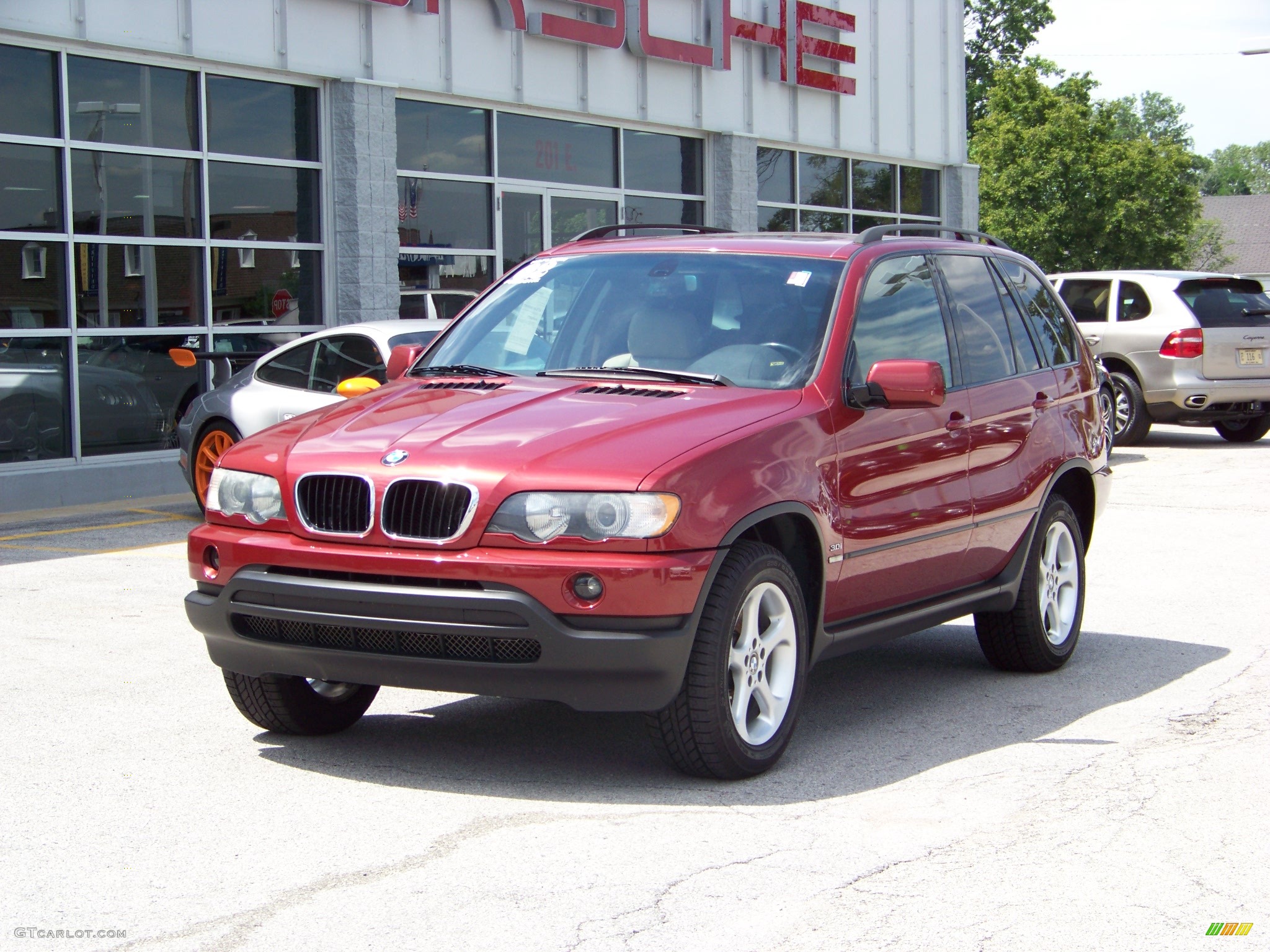 2002 X5 3.0i - Maroon / Tan photo #1