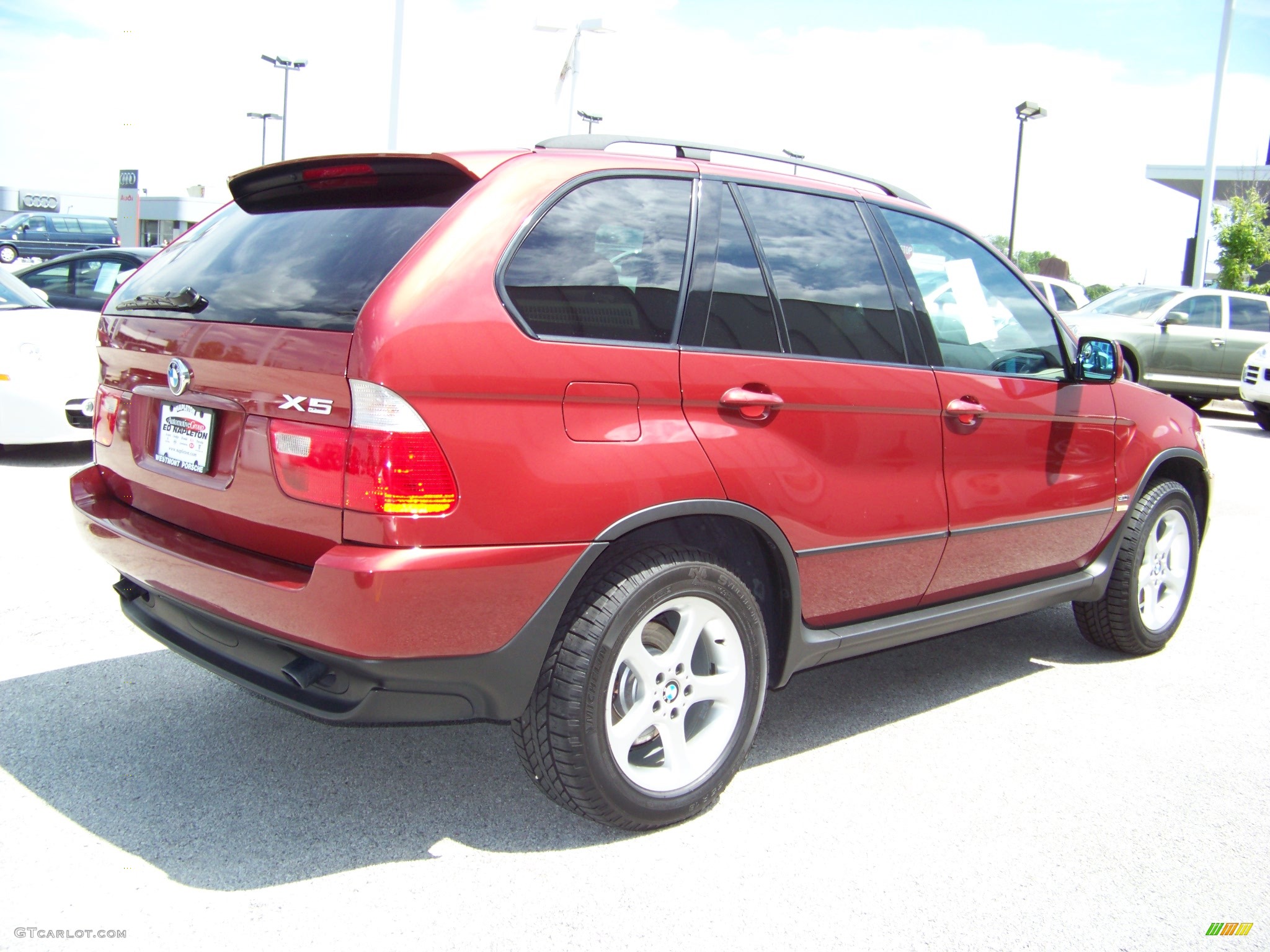 2002 X5 3.0i - Maroon / Tan photo #5