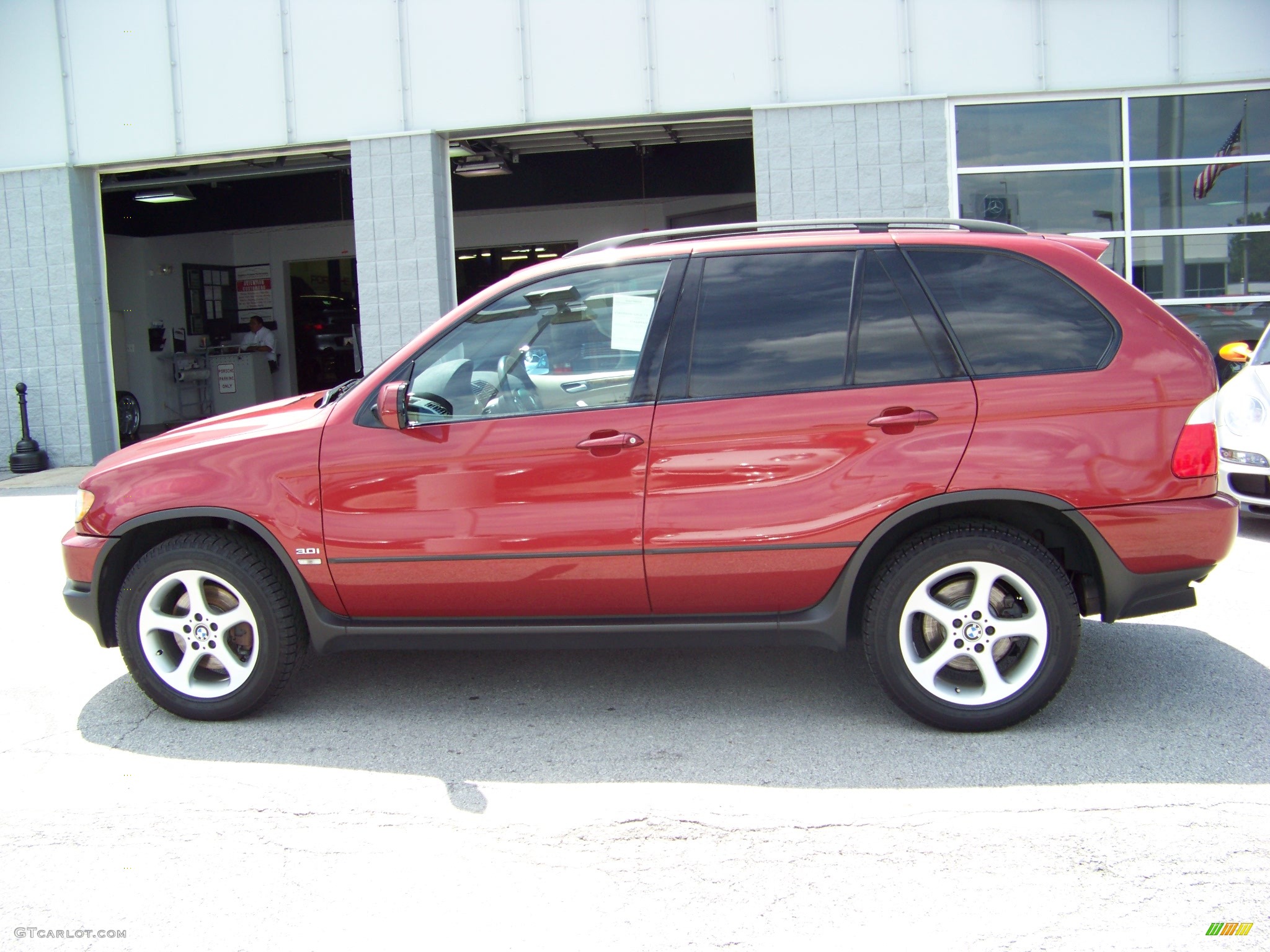 2002 X5 3.0i - Maroon / Tan photo #8