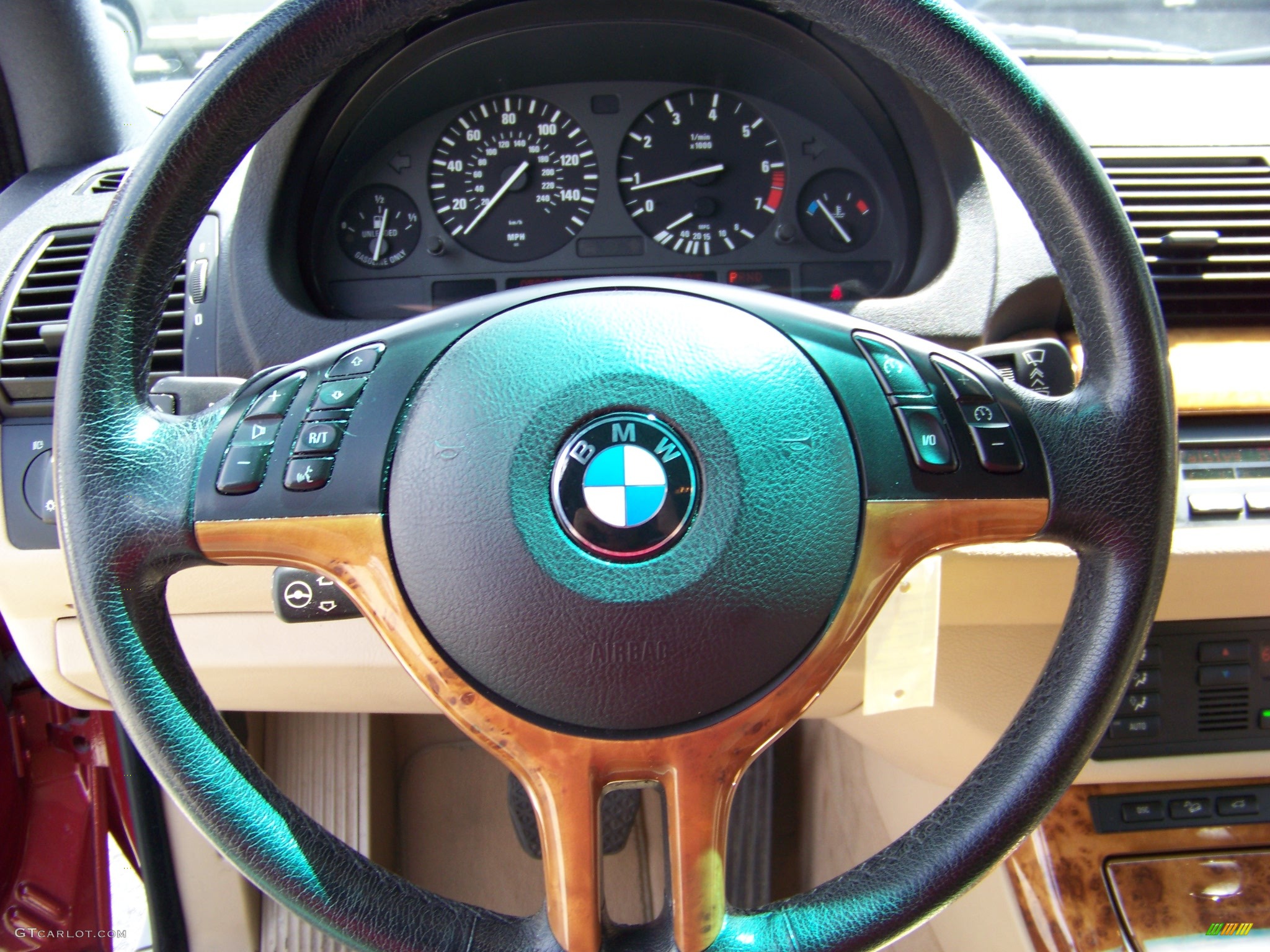 2002 X5 3.0i - Maroon / Tan photo #11