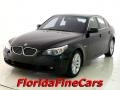 2005 Jet Black BMW 5 Series 545i Sedan  photo #1