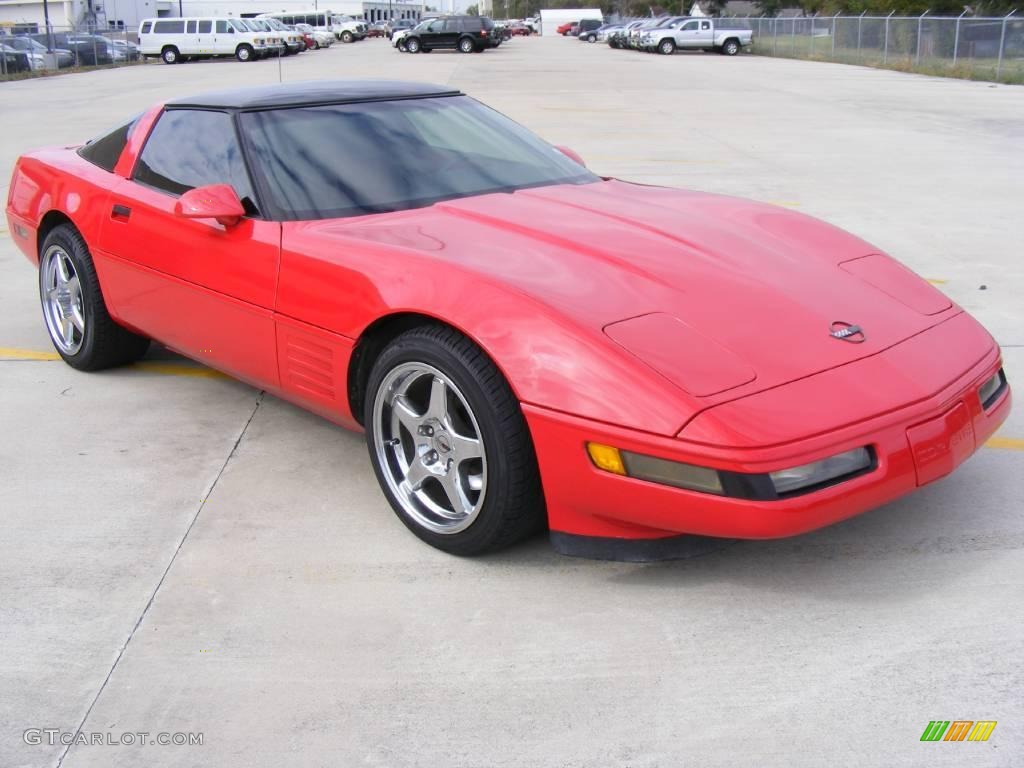 Bright Red Chevrolet Corvette