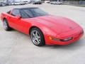 1991 Bright Red Chevrolet Corvette Coupe  photo #1