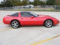 1991 Bright Red Chevrolet Corvette Coupe  photo #2