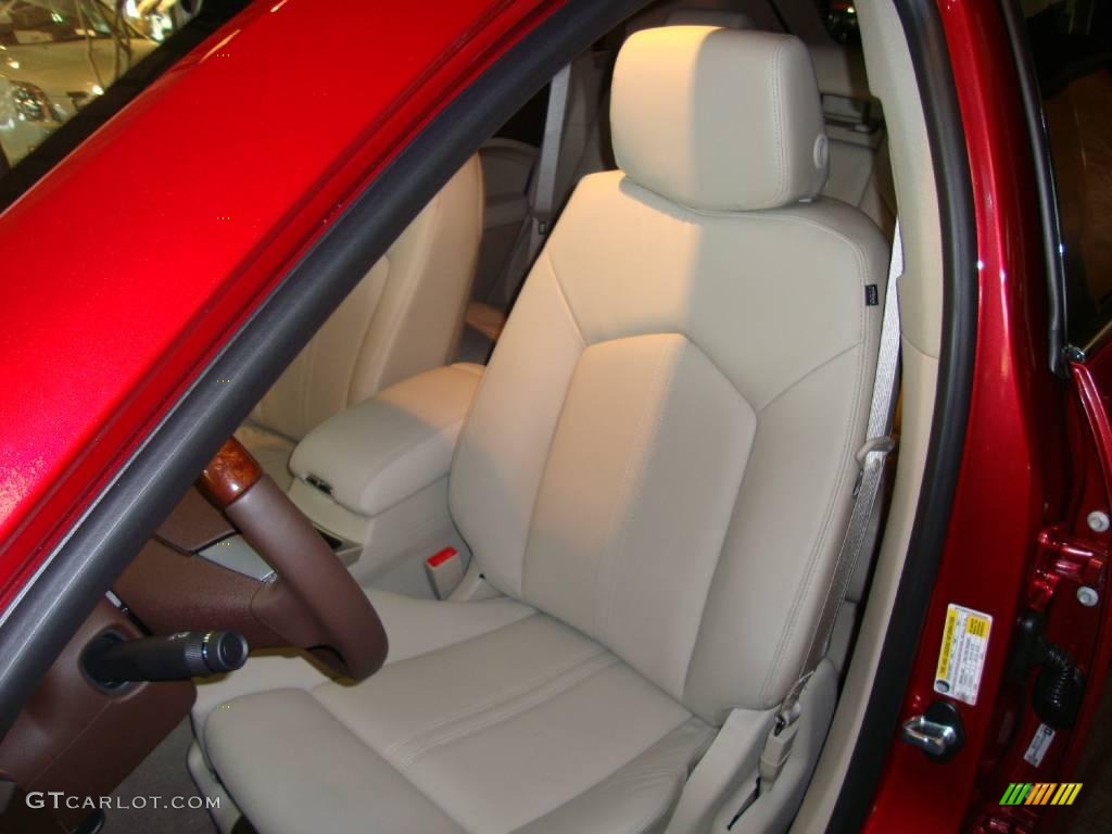 2010 SRX 4 V6 AWD - Crystal Red Tintcoat / Shale/Brownstone photo #17