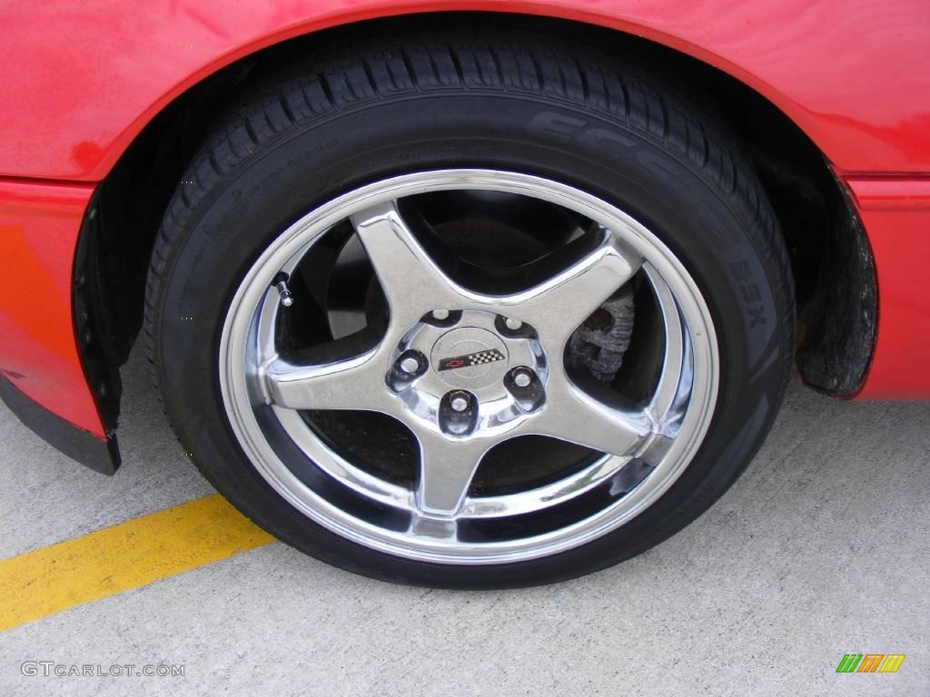 1991 Corvette Coupe - Bright Red / Red photo #12