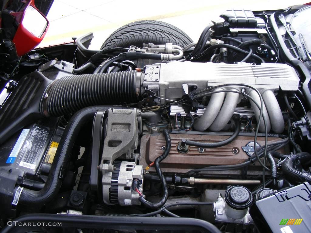 1991 Chevrolet Corvette Coupe 5.7 Liter TPI OHV 16-Valve L98 V8 Engine Photo #22013640