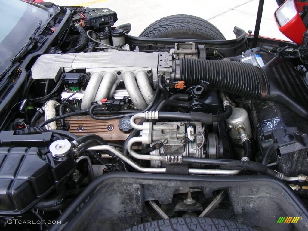 1991 Chevrolet Corvette Coupe 5.7 Liter TPI OHV 16-Valve L98 V8 Engine Photo #22013648