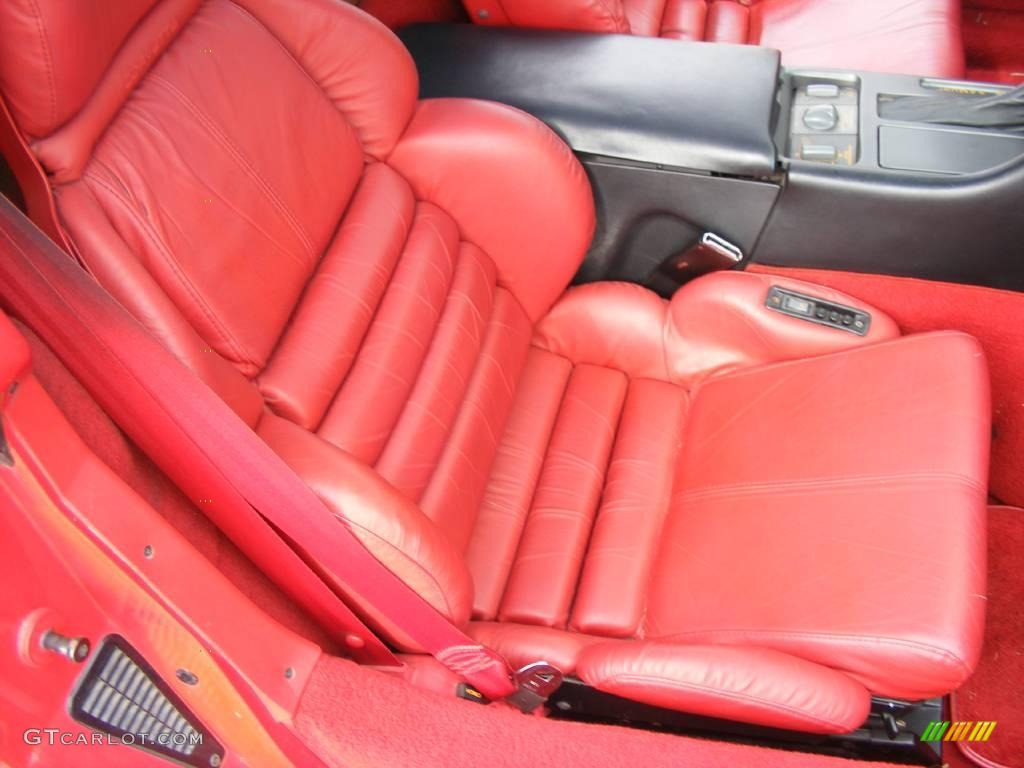 1991 Corvette Coupe - Bright Red / Red photo #24