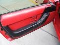 Red Door Panel Photo for 1991 Chevrolet Corvette #22013696