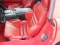 Red Front Seat Photo for 1991 Chevrolet Corvette #22013720