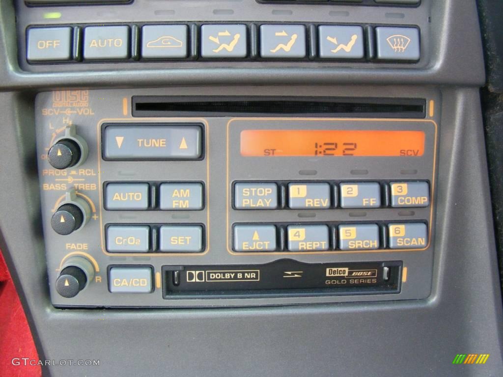1991 Chevrolet Corvette Coupe Audio System Photo #22013804